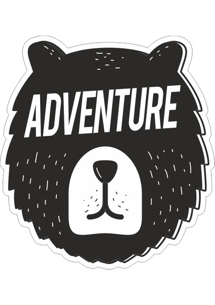 Adventure-Bear-Sticker-Etiket 7x8