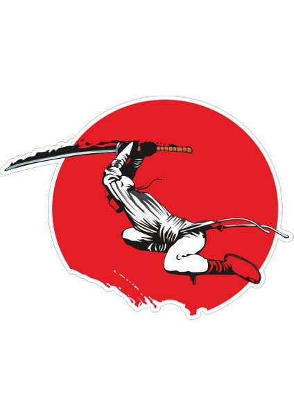 Ninja Sticker-Etiket 8,5x6,5
