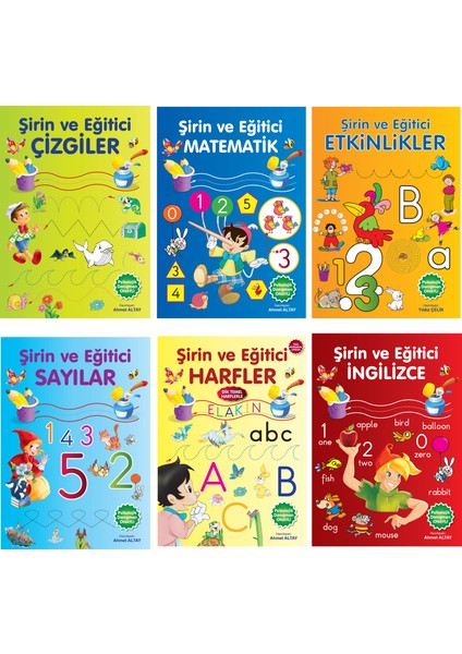 Şirin ve Eğitici Kitaplar Serisi 6 Kitap