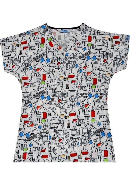 Laborant Temalı Cerrahi Doktor Hemşire Tek Üst Forma