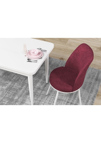 Concept Nil Serisi Beyaz Yemek Masası Mutfak Masa Takımı + 4 Adet Sandalye fiyatları