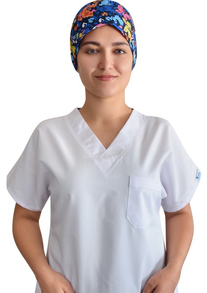 Butterfly Doktor Hemşire Hastane Aşçı Cerrahi Bonesi