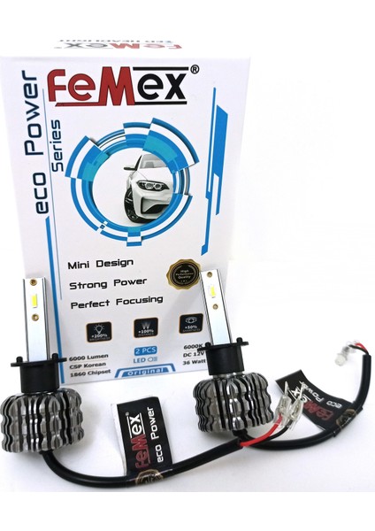 Renault Megane 1 LED Xenon Sis Far Ampulu Femex Ecopower H1