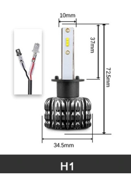 Renault Megane 1 LED Xenon Sis Far Ampulu Femex Ecopower H1