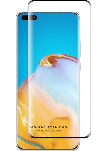 Huawei P40 Lite E 5d Mat Seramik Tam Kaplayan Ekran Koruyucu Cam