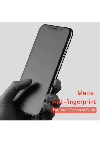 Huawei P40 Lite E 5d Mat Seramik Tam Kaplayan Ekran Koruyucu Cam