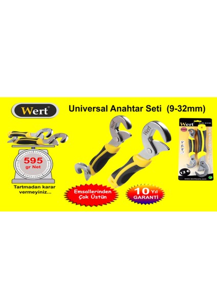 Universal Anahtar Seti 2'li