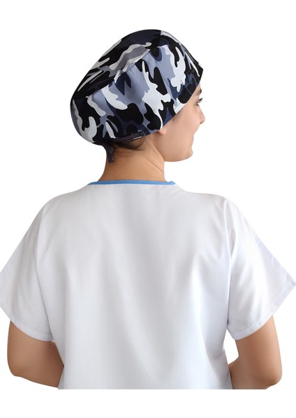 Kamuflaj Desenli Doktor Hemşire Hastane Aşçı Cerrahi Bonesi fiyatları