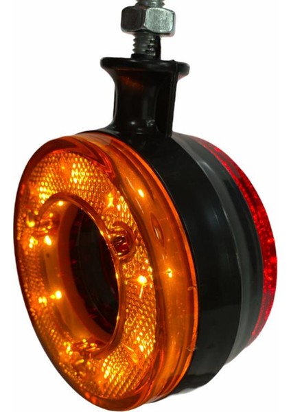 Ayna Altı Küpe Lamba Içi Boş 12-24 Volt Sarı Kırmızı 2 Adet