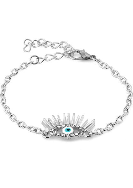 Kirpikli Göz Detaylı Bileklik DBBL3065