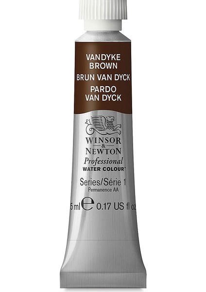: Professional : Tüp Sulu Boya : 5 ml : Vandyke Brown 676 S.1