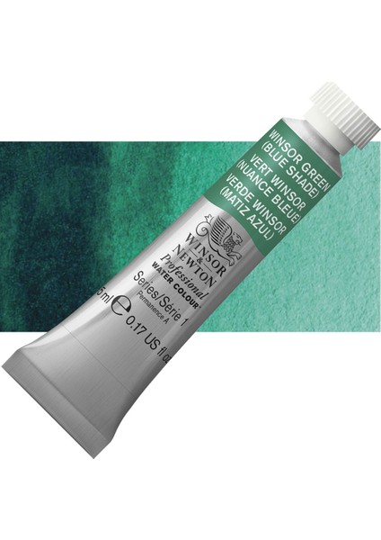: Professional : Tüp Sulu Boya : 5 ml : Winsor Green (Bs) 719 S.1