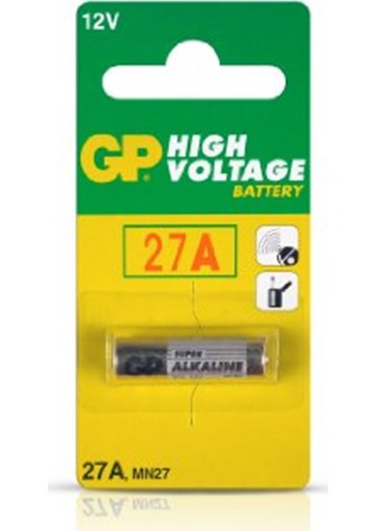 27A İnce 12V Alarm Pili 5'li Paket 661092