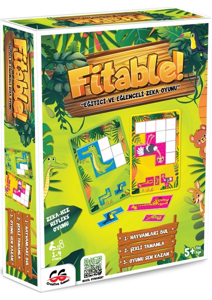 Creati Games Fitable Eğitici Eğlenceli Zeka Oyunu