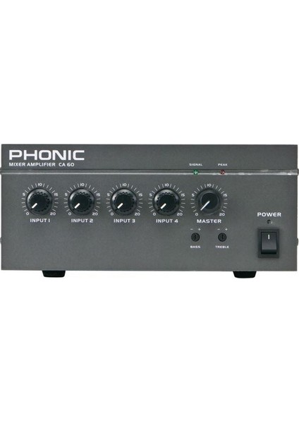 CA60 60W Anons Mixer Amplifier 70/100V Trafolu