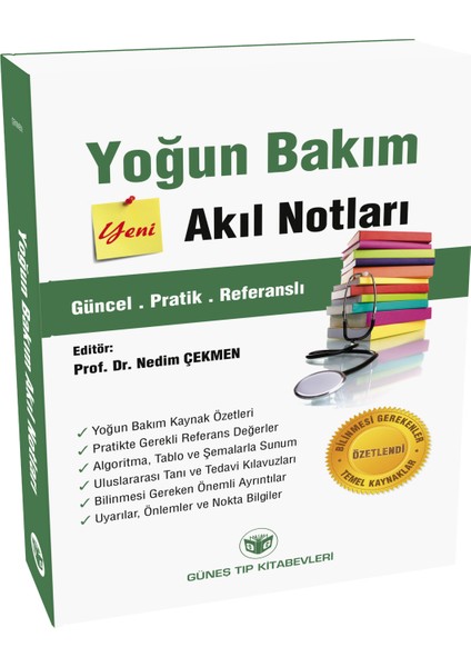 Yoğun Bakım Akıl Notları - Nedim Çekmen Pratik ve Güncel Bilgilerle 688 Sayfa
