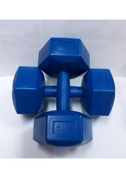 1 x 5 kg Plastik Dambıl