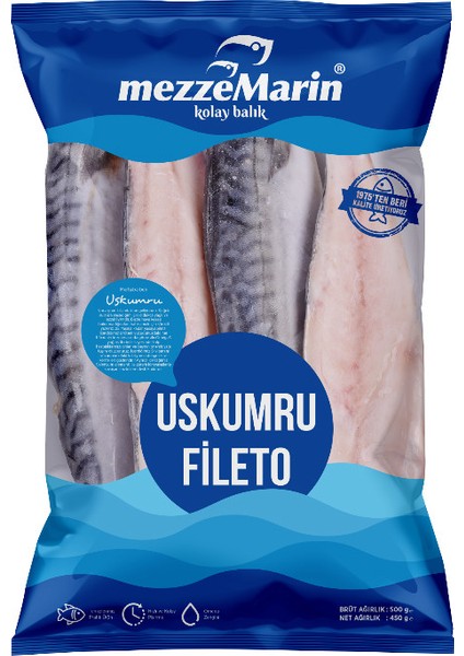 Uskumru Fileto 500 gr