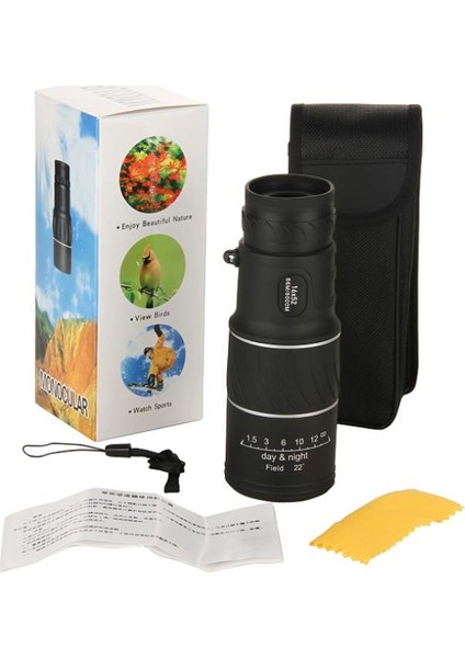 Monoküler Teleskop Dürbün 16*52 Optik Lens Hd Vizyon Outdoor