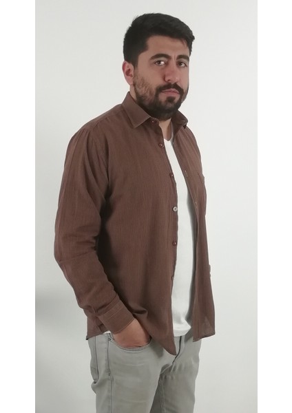 Regular Fit Pitikareli Vual Erkek Gömlek