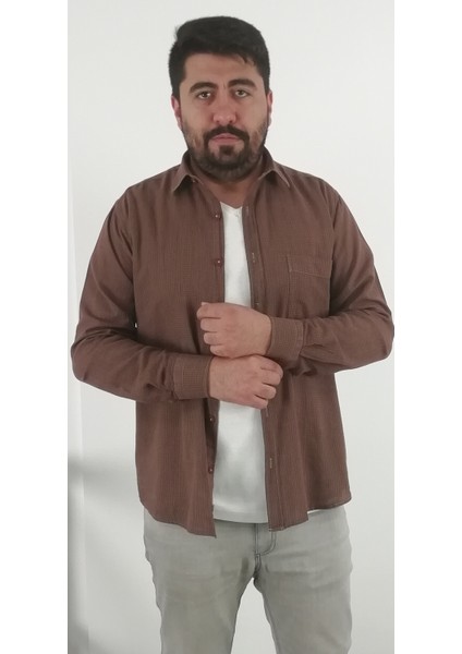 Regular Fit Pitikareli Vual Erkek Gömlek indirimleri