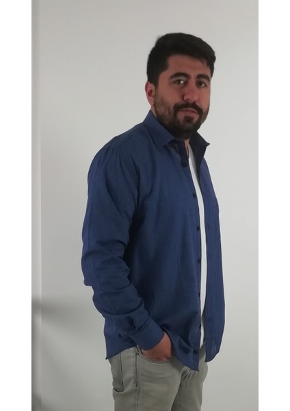 Regular Fit Pitikareli Vual Erkek Gömlek