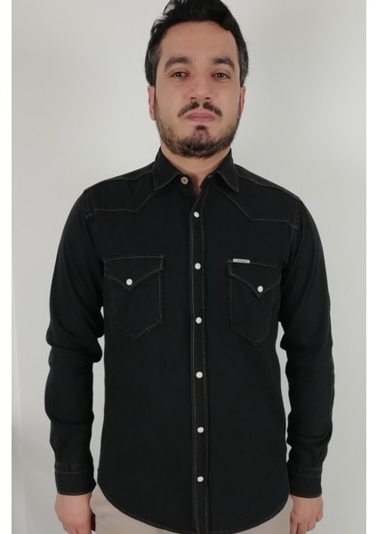 Slim Fit Western Kot Erkek Gömlek indirimleri