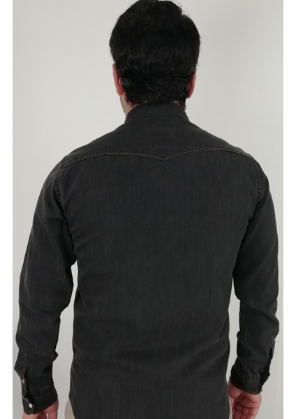 Slim Fit Western Kot Erkek Gömlek