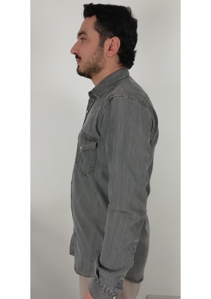 Slim Fit Western Kot Erkek Gömlek