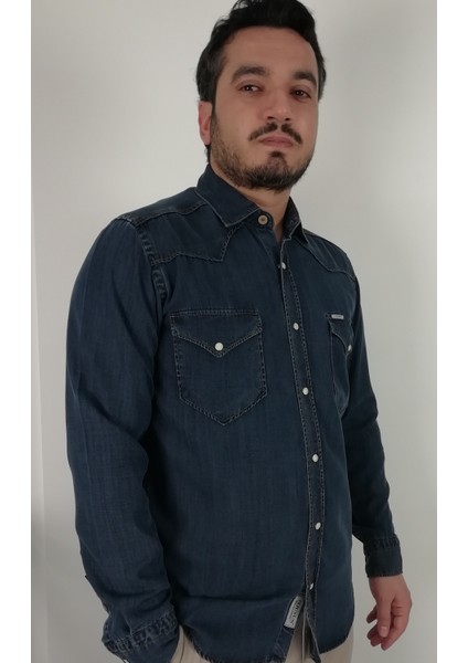 Slim Fit Western Kot Erkek Gömlek