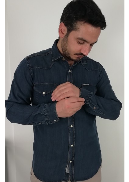 Slim Fit Western Kot Erkek Gömlek