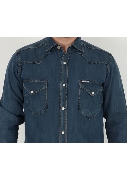 Slim Fit Western Kot Erkek Gömlek