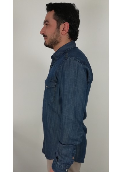 Slim Fit Western Kot Erkek Gömlek