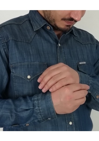 Slim Fit Western Kot Erkek Gömlek