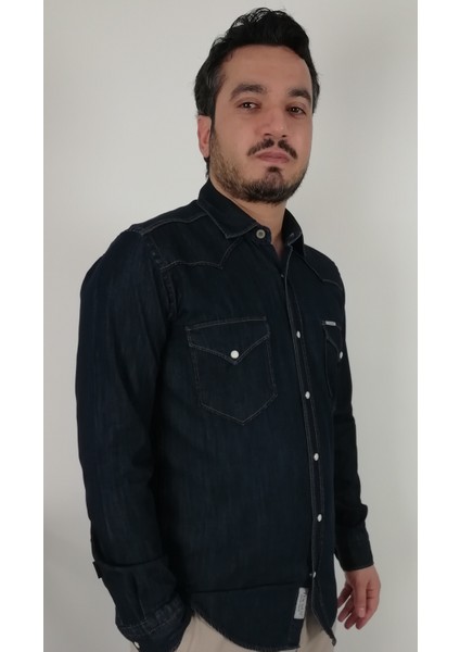 Slim Fit Western Kot Erkek Gömlek