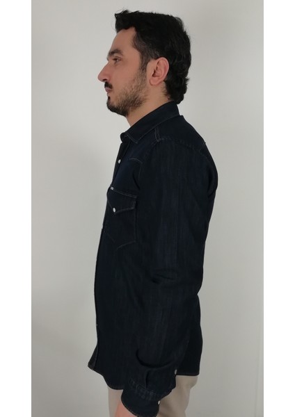 Slim Fit Western Kot Erkek Gömlek