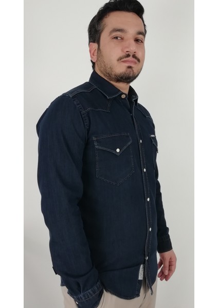 Slim Fit Western Kot Erkek Gömlek