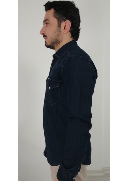 Slim Fit Western Kot Erkek Gömlek