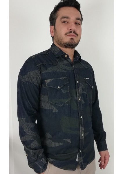 Slim Fit Western Kot Erkek Gömlek