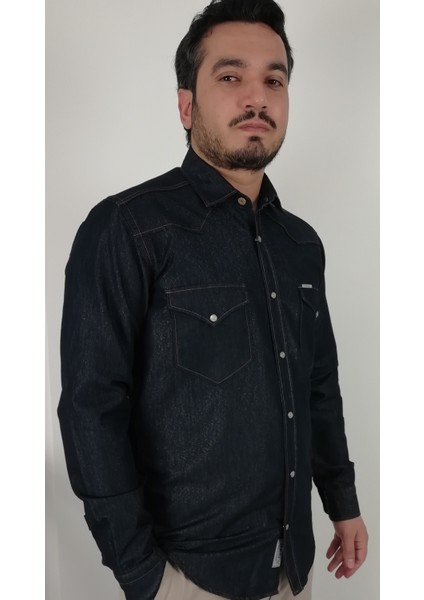 Slim Fit Western Kot Erkek Gömlek
