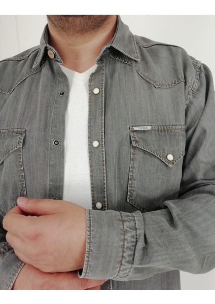 Regular Fit Western Kot Erkek Gömlek