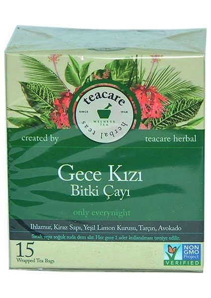 Gece Kızı Bitki Çayı 15'li Poşet Süzen