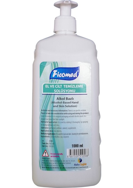 El ve Cilt Temizleme Solüsyonu 1000 ml fiyatları