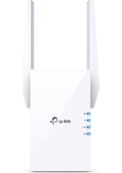 RE605X, AX1800 Mbps, 1 Gigabit Bağlantı Noktası ve 2 Harici Anten, Dahili Access Point Modu ile Geniş Bant/Wi-Fi Güçlendirici/Hotspot, Wi-Fi 6 Menzil Genişletici