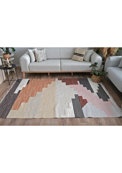 Rustik 4012 Pastel Tonlarda Boho Stil Kilim fiyatları