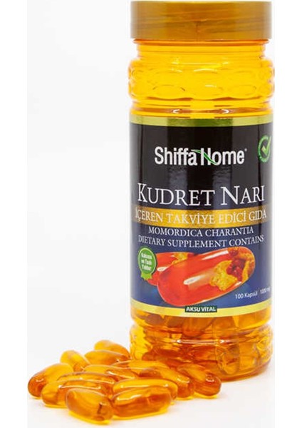 Shiffa Home Zeytinyağlı Kudret Narı 1000 Mg 100 Softjel
