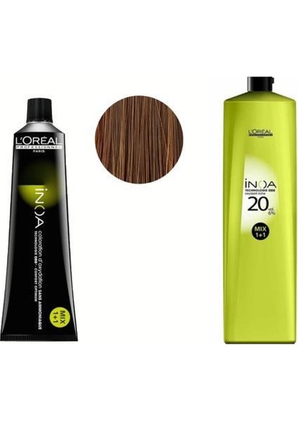 L'Oréal Professionnel Loreal Professionnel Loreal Inoa No:8,0 Saç Boyası 60 Ml+Oksidan 20 Vol. %6 1000 ml