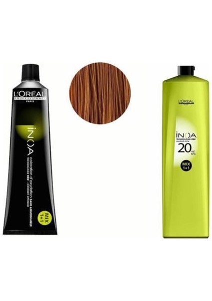 L'Oréal Professionnel Loreal Professionnel Loreal Inoa No:8 Saç Boyası 60 Gr+Oksidan 20 Vol. %6 1000 ml