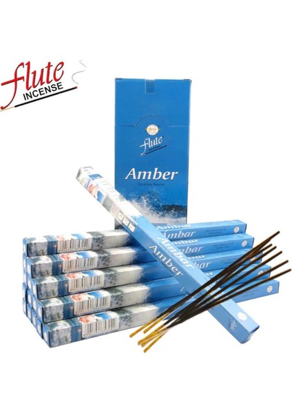 Amber Tütsü 1 Kutu 6 x 20 Adet (Amber Incence Sticks)