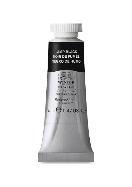 : Professional : Sulu Boya : 14 ml : Lamp Black 337 S.1